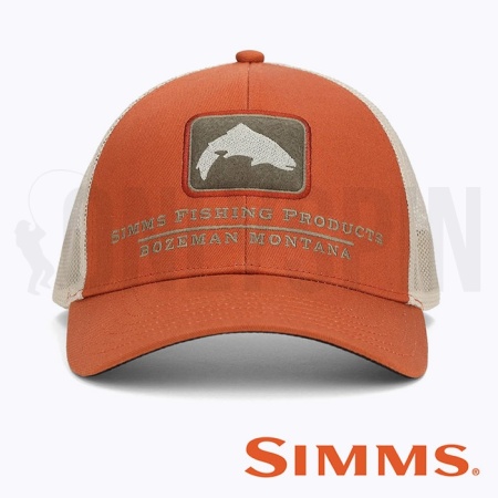 Кепка Simms Double Haul Icon Trucker (Simms Orange) Кепка Simms Double Haul Icon Trucker (Simms Orange)