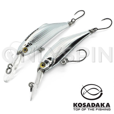 Воблер Kosadaka Sharky Minnow XD 43S SIL