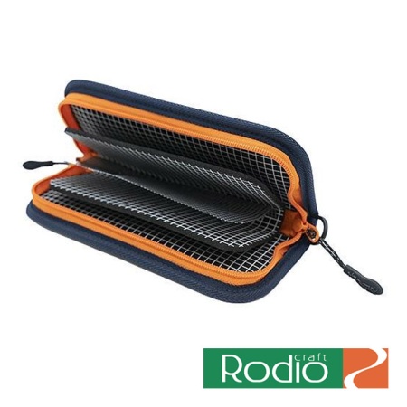 Кошелек для блесен Rodio Craft Carbon Wallet Medium blue/orange