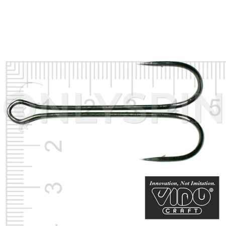 Крючки двойные Vido Craft VD-087 BN Double Long Light 3/0 25шт