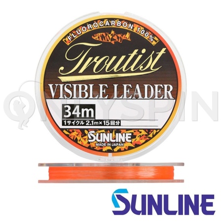 Флюорокарбон Sunline Troutist Visible Leader 34m #1 4lb 0.165mm