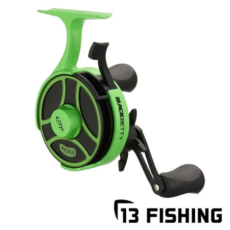 Зимняя катушка 13 Fishing Black Betty FreeFall Ghost green LH
