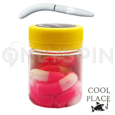 Мягкие приманки Cool Place Stretch Floating 65mm сыр 14 white pink