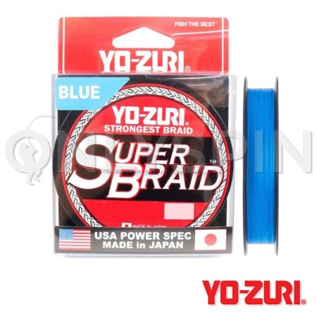 Шнур Yo-Zuri Superbraid 275m Blue #2 0.19mm 7kg