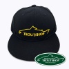 Бейсболка Troutshop Flat Cap Black/Gold