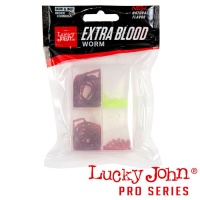 Мягкие приманки Lucky John Extra Blood Worm/Maggot MIX2 240/30шт