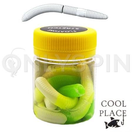 Мягкие приманки Cool Place Stretch Floating 65mm сыр 26 white lemon green