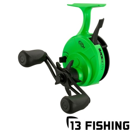 Зимняя катушка 13 Fishing Black Betty FreeFall Ghost green RH Зимняя катушка 13 Fishing Black Betty FreeFall Ghost green RH