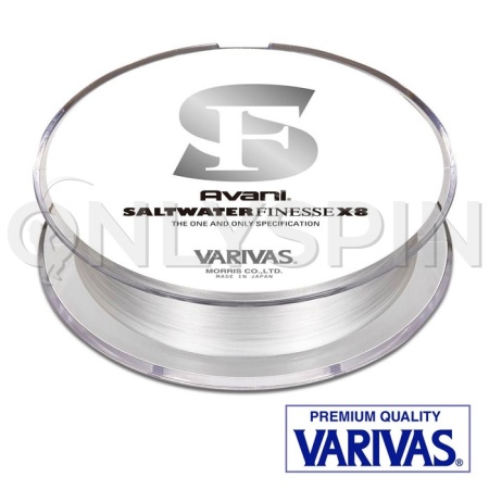 Шнур Varivas Avani Saltwater Finesse X8 150m white #0.2 0.074mm 2.54kg
