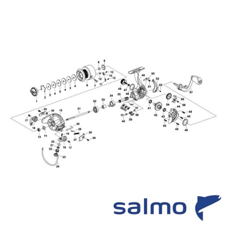 Катушка Salmo Diamond Feeder 5 6000FD