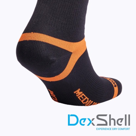 Водонепроницаемые носки DexShell Hytherm Pro черный/оранжевый M(39-42)