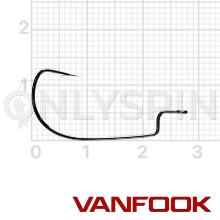 Крючки офсетные Vanfook Worm-35B Flat #4 9шт