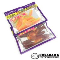 Мягкие приманки Kosadaka Jilt 75 BOT 8шт