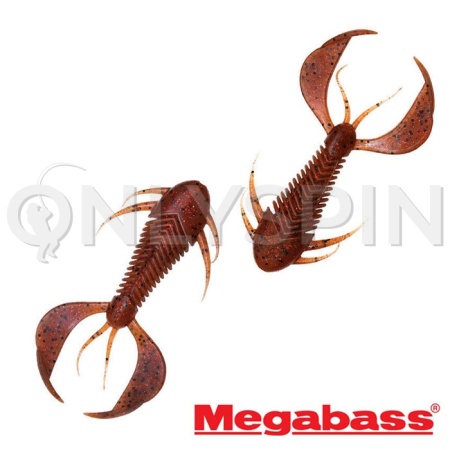 Мягкие приманки Megabass Rock Hog 2.5 ebimiso red flake 7шт