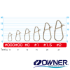 Застежки Owner Hyper Snap 5121 #000 6шт Застежки Owner Hyper Snap 5121 #000 6шт