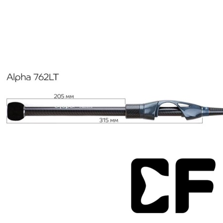 Спиннинг CF (Crazy Fish) Alpha 2.29m 2-8gr ALSR762LT