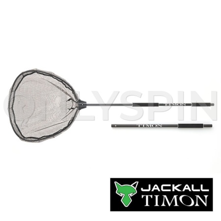 Подсак Jackall Timon T-Connection Landing Net black с доп. ручкой 60cm (EVA)