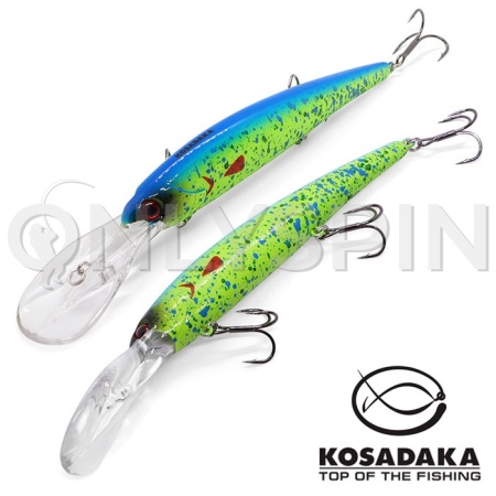 Воблер Kosadaka Bandit Deep XL 120F BKK
