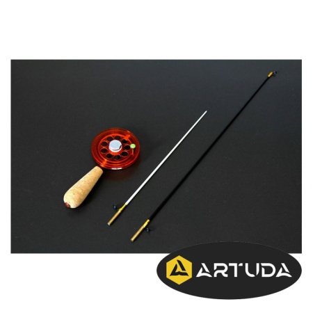 Зимняя удочка Artuda Трио L желтая