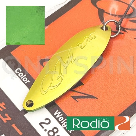 Блесна Rodio Craft x 1091 x Peach Bison QM 2.8 Green Chart