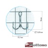 Крючки тройные Mottomo TX-03 #8 10шт