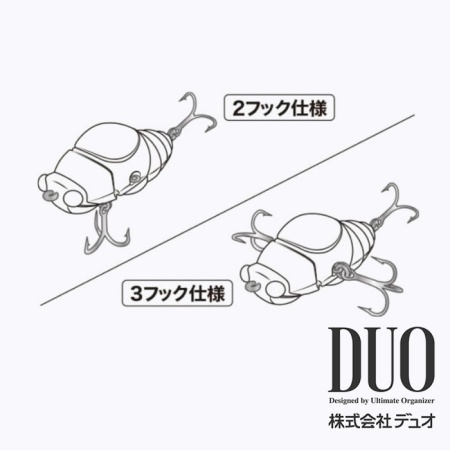 Крючки тройные DUO x D-3 FK-TR Shinfukuzemi Genuine Treble Hook #10 6шт