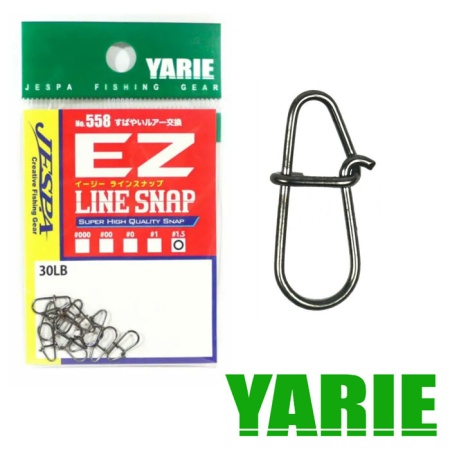 Застежки Yarie EZ Line Snap 558 #00 8.1kg 11шт Застежки Yarie EZ Line Snap 558 #00 8.1kg 11шт