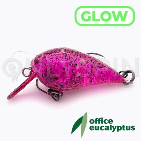 Воблер Office Eucalyptus Mini Kura SS Uchouten Emo Pink