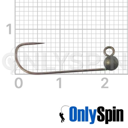 Форелевые джиг-головки OnlySpin Hayabusa JH777-BL #5 0.6gr матовый никель 3шт