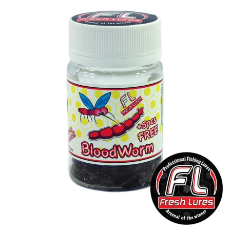 Мягкие приманки Fresh Lures Blood Worm 190 сыр 004 100шт