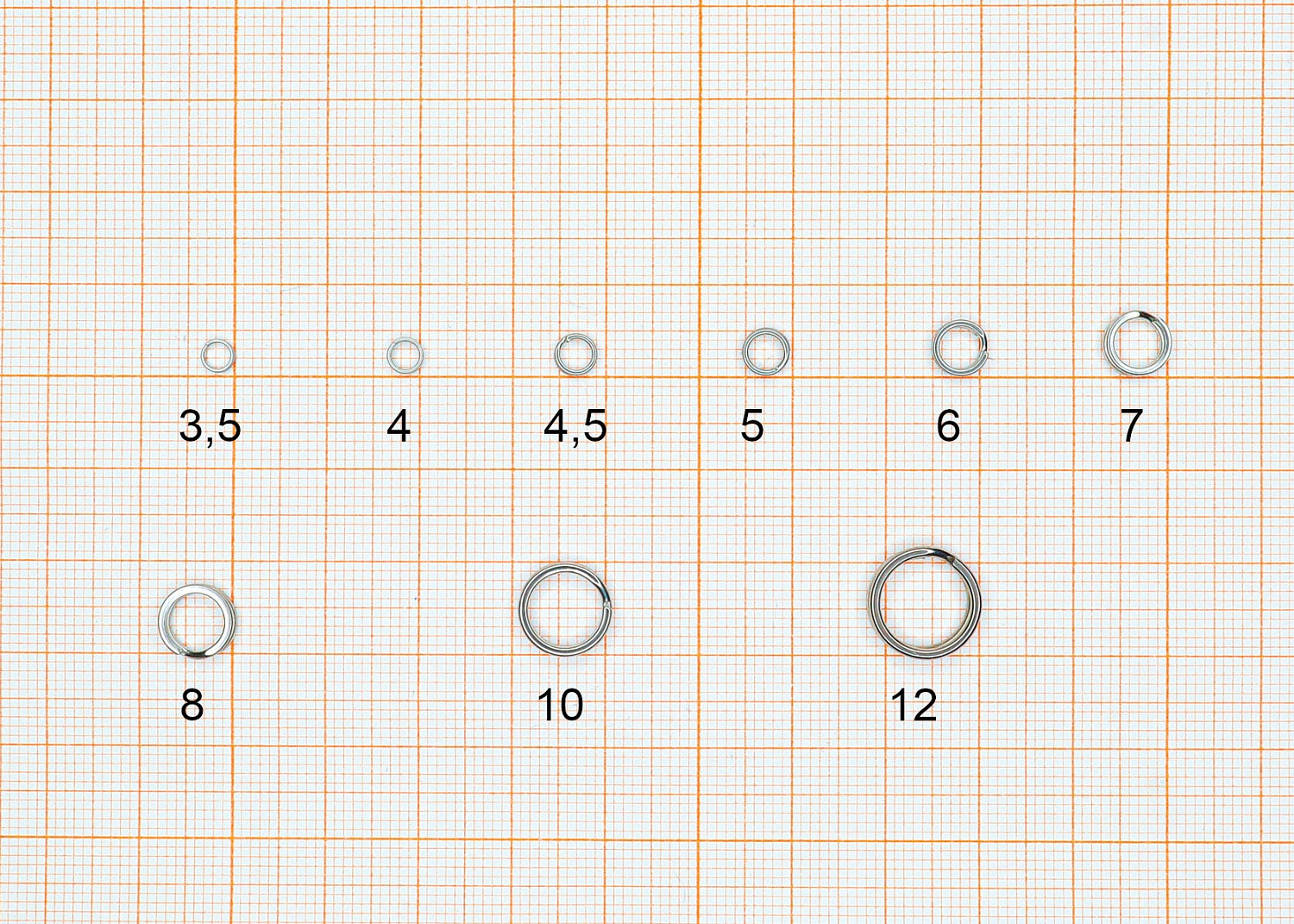 Заводные кольца Сезон Рыбалки 6008 d5mm 8kg 18шт