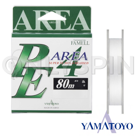 Шнур Yamatoyo Area Super PE X4 80m white #0.3 6lb 0.09mm 2.7kg