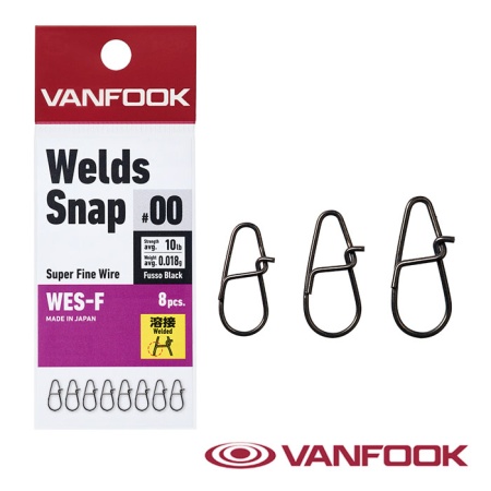 Застежки Vanfook Welds Snap #0 5.4kg 8шт Застежки Vanfook Welds Snap #0 5.4kg 8шт