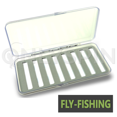Коробка Fly-Fishing Exclusive Hard Plastic Slim Fly Box Slit Foam