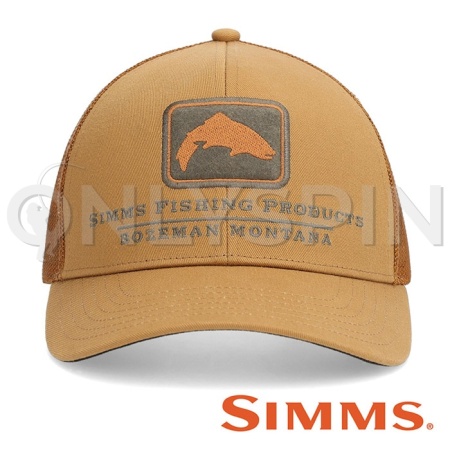 Кепка Simms Double Haul Icon Trucker (Chestnut)