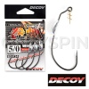 Крючки офсетные Decoy Worm 130 #2/0 4шт