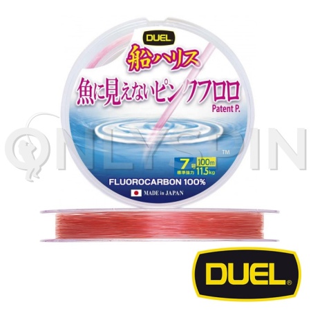 Флюорокарбон Duel Pink Fluorocarbon Fish Cannot See 100m #6 0.405mm 11kg H4400-SP