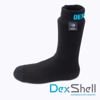Водонепроницаемые носки DexShell Ultra Thin Crew черный/голубой M(39-42)