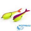 Поролоновые рыбки Мормыш Слаг с открытым двойником 16cm 09 2шт
