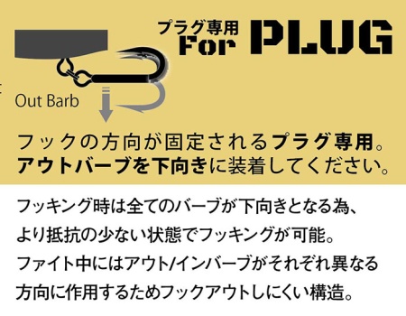 Крючки тройные Gamakatsu Ja-Do Eclair Treble Hook #7 6шт