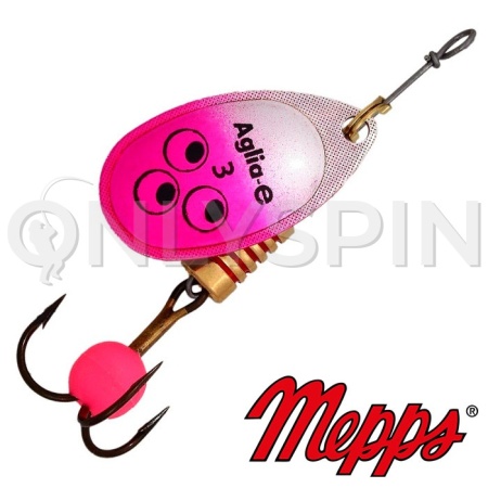 Блесна вертушка Mepps Aglia-E 3 6.5gr Pink Bright