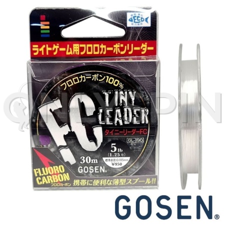 Флюорокарбон Gosen Fluoro Carbon 100% FC Tiny Leader 30m #1 0.165mm 1.8kg