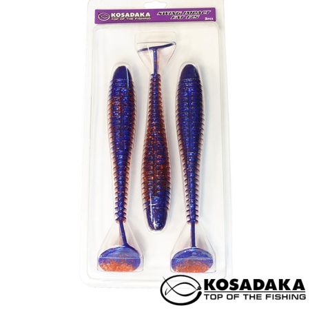 Мягкие приманки Kosadaka Swing Impact Fat 175 YFG 3шт