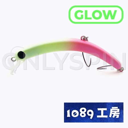 Воблер 1089 Koubou Sakasanyoro Slim 60S 04 Glow & Glow