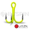 Крючок тройной Gurza Round Treble Hook ST-36 UV #6 BC chartreuse