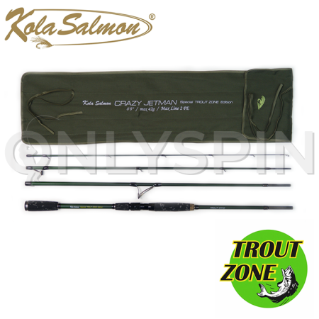 Спиннинг тревел Trout Zone Kola Salmon Crazy Jetman 2.64m 3-21gr