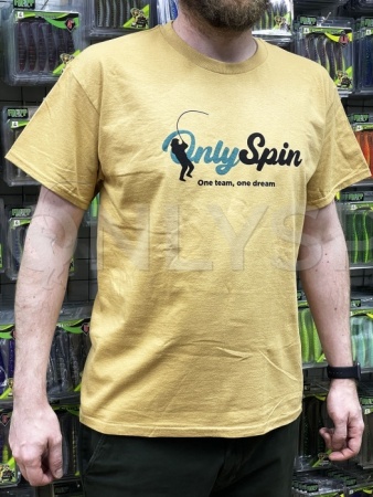 Футболка Onlyspin Logo light sand #M