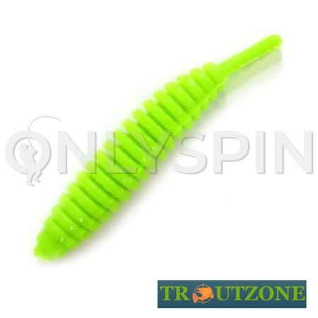 Мягкие приманки Trout Zone Ribber Pupa 2.1 Chartreuse 6шт