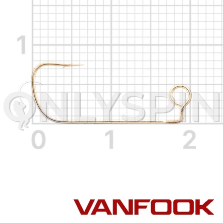 Крючки для джиг-головок Vanfook AJ-21G #6 10шт
