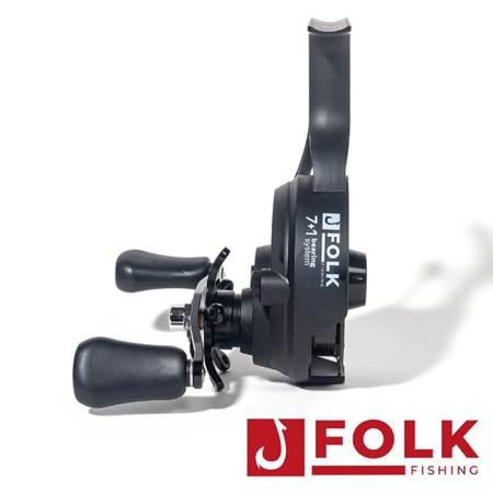 Зимняя катушка Folk Fishing Neo Black